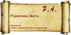 Pipernea Aura névjegykártya
